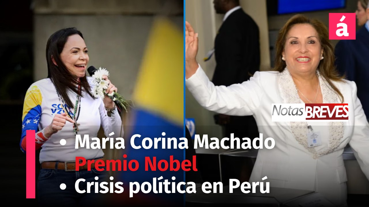Nobel para María Corina Machado | Perú en crisis | Noticias del 10 Octubre 2025