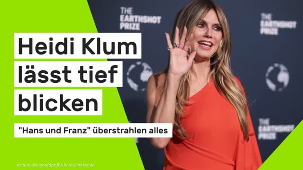 Heidi Klum: 'Hans und Franz' überstrahlen alles