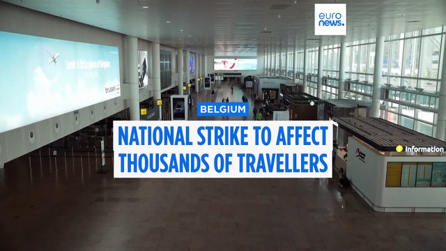 'Major disruption': Belgium strikes affect thousands of travellers as flights grounded today