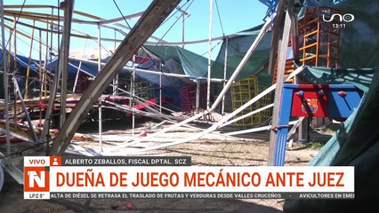 DUEÑA DE JUEGO MECÁNICO ANTE JUEZ