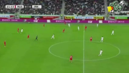 گل اول بازی روسیه و ایران