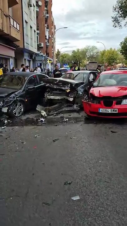 Accidente múltiple en la ronda de Calatrava de Ciudad Real