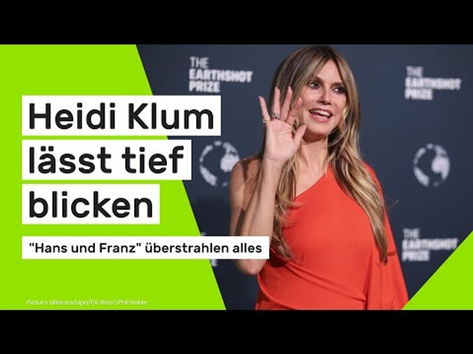 Heidi Klum: 'Hans und Franz' überstrahlen alles