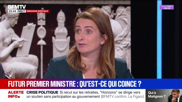 Nomination du Premier ministre: Marine Tondelier (Les Écologistes) considère qu’Emmanuel Macron “ne veut pas rendre le pouvoir”