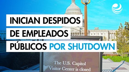 La Casa Blanca anuncia inicio de despidos de empleados públicos por shutdown