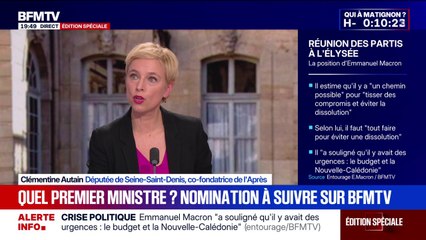 Clémentine Autain (NFP) estime que la gauche doit "être capable de porter un projet qui transforme en profondeur le pays"