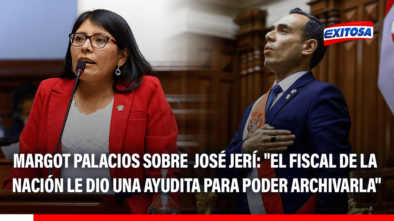 Margot Palacios sobre denuncia contra José Jerí: "El fiscal de la Nación le dio una ayudita para poder archivarla"