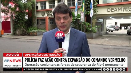 Megaoperação Contenção mira em 15 comunidades do RJ | TEMPO REAL