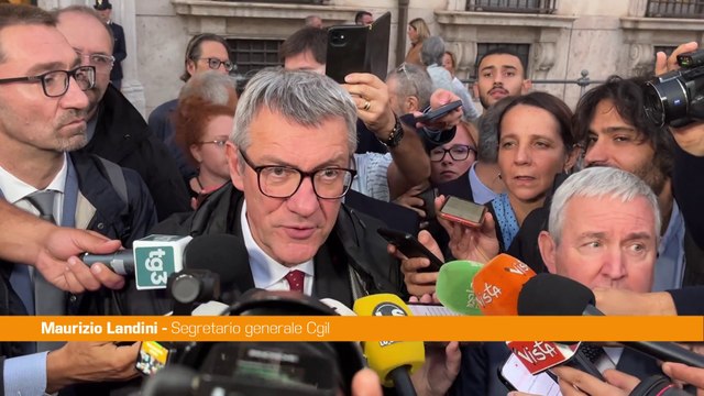 Manovra, Landini Incontro dannoso, ok a mobilitazione il 25 ottobre