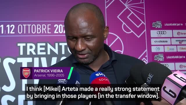 Arsenal 'one of the few teams' that could win the Premier League - Vieira
