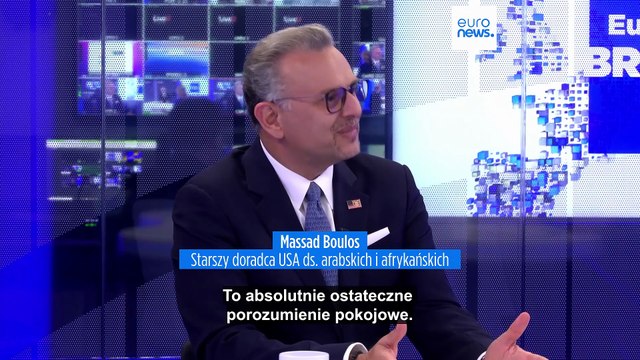 Prezydent USA zasłużył na Pokojową Nagrodę Nobla , mówi w rozmowie z Euronews doradca Trumpa