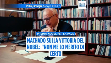 Premio Nobel Pace a Machado: congratulazioni da Metsola e von der Leyen, critiche dalla Casa Bianca