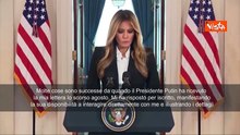 Melania Trump: Putin ha risposto a mia lettera, aperto canale ricongiungimento bambini ucraini