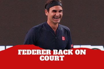 Roger Federer's makes his tennis return in the Shanghai Masters