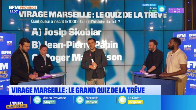 Virage Marseille du vendredi 10 octobre - Le grand quiz de la trêve