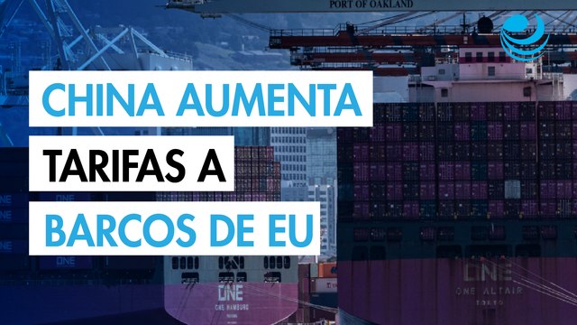 China anuncia tarifas portuarias especiales a barcos construidos en Estados Unidos