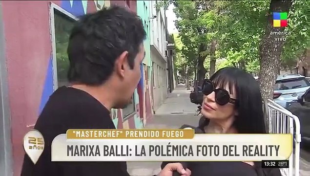 Marixa Balli opinó sobre su posición en la polémica foto grupal de MasterChef Celebrity