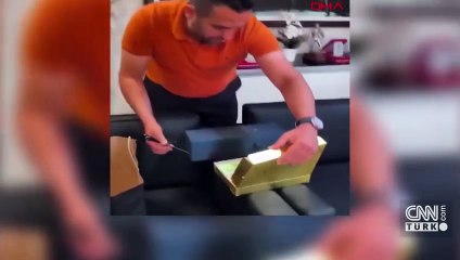 Baklava kutusunda rüşvet operasyonu