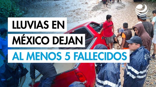Lluvias en 31 estados de México dejan al menos cinco muertos, deslaves y miles de afectados