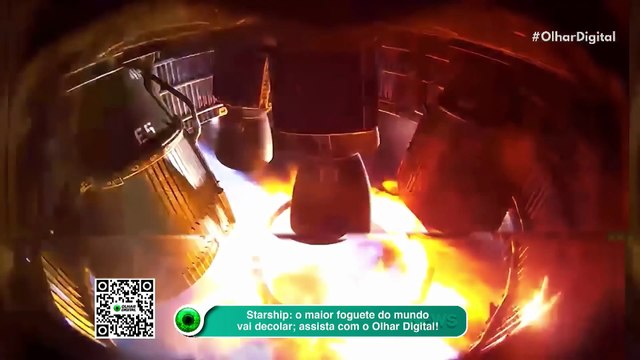Starship: o maior foguete do mundo vai decolar; assista com o Olhar Digital!