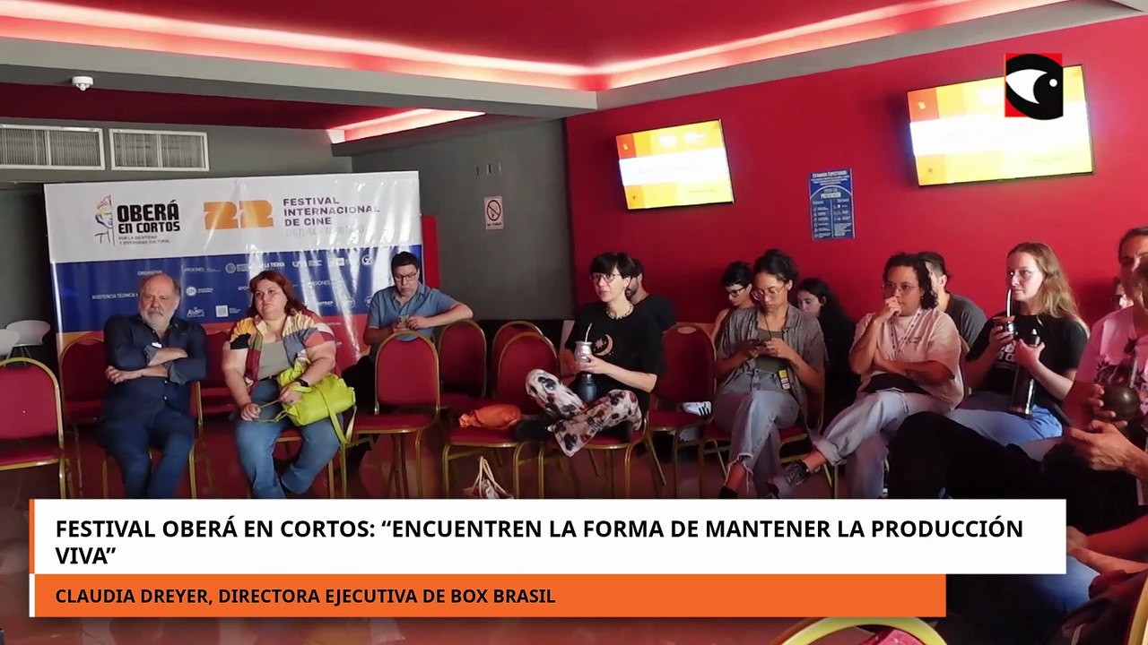 Oberá en Cortos: \"Encuentren la forma de mantener la producción viva\", pidió Claudia Dreyer