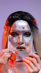 DIY futuristic makeup you’ve never seen before 🤖🌈