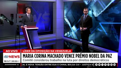 Marina Corina Machado vence Prêmio Nobel da Paz