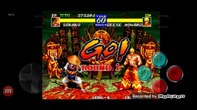 Fatal Fury 3 Sokaku Mochizuki vs Geese Howard fala de vitória do Geese Howard em português