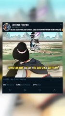 BLACK GOKU KILLED CHICHI AND GOTEN AND THEN SON GOKU💀🔥