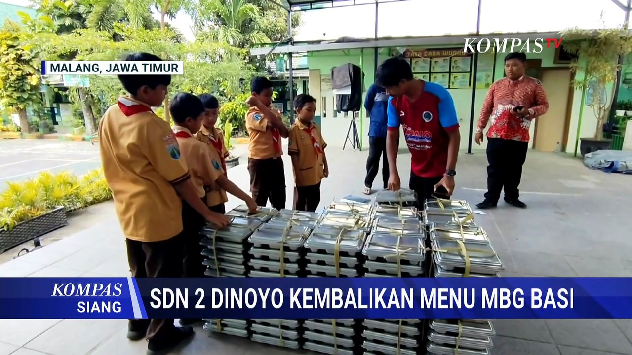 SDN di Malang Kembalikan Menu MBG Basi dan Tidak Layak Konsumsi ke SPPG | KOMPAS SIANG