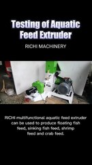 RICHI Multifunctional Aquatic Feed Extruder
