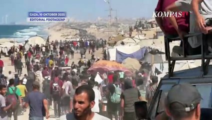 Suasana Kota Gaza usai Gencatan Senjata, Warga: Rumah Hancur Total!