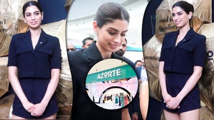 The Archies Girl Khushi Kapoor Stuns At Azorte Store Launch In Mumbai's Pheonix Marketcity Mall