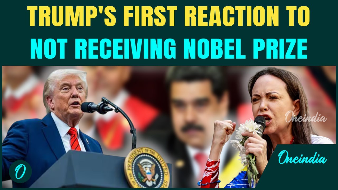 'Venezuela Needs URGENT Help': Trump's Fiery Reaction to Nobel Peace Prize Winner María Corina