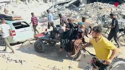 Gazze'de ateşkesin yürürlüğe girmesiyle yüz binlerce Filistinli kuzeyde "enkaz haline gelen" evlerine dönüyor