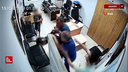 Mersin'de polis merkezinde kavga