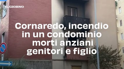 Cornaredo, incendio in un condominio: morti anziani genitori e figlio