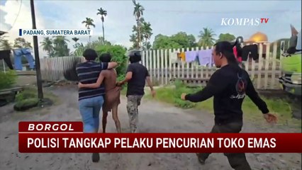 Terekam CCTV! Pelaku Membobol Toko Emas, Kerugian Mencapai Rp185 Juta | BORGOL
