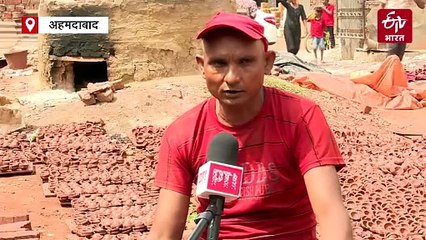 अहमदाबाद में मशीन से बनाए जा रहे खूबसूरत दीये, दिवाली से पहले जोरदार मांग, देखें वीडियो