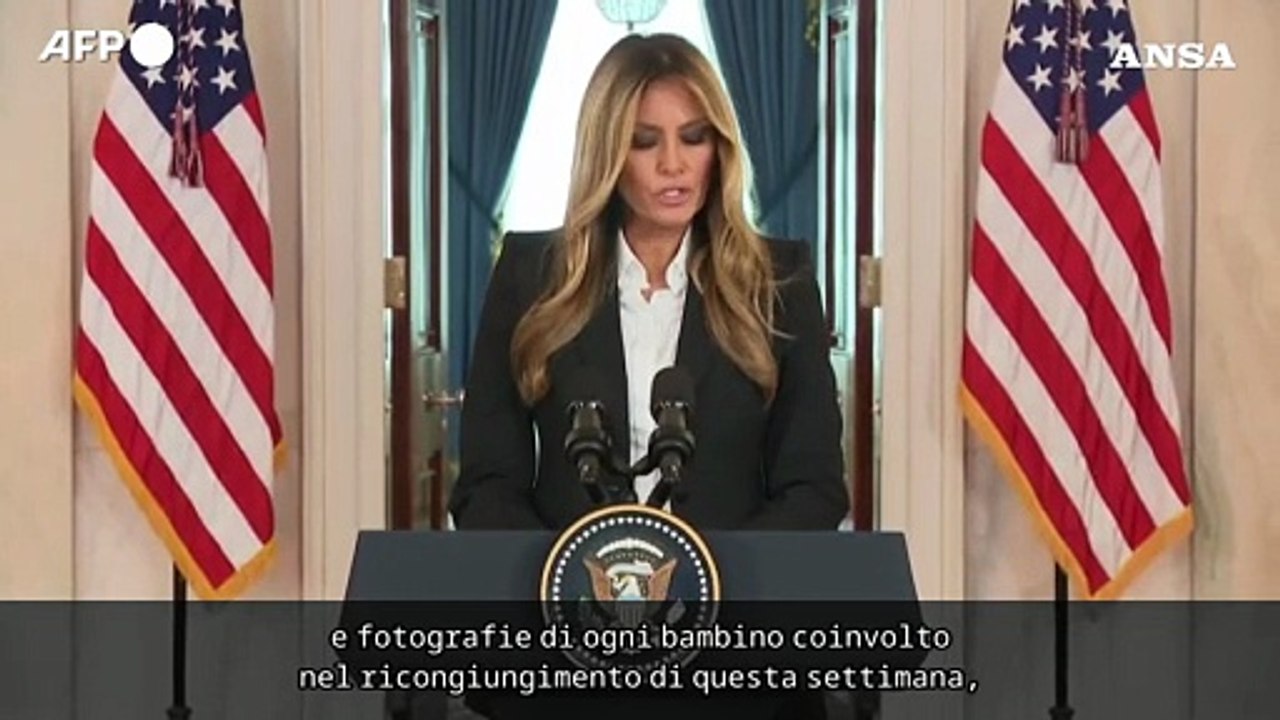 Melania Trump: "Collaboro con Putin per riportare a casa i bambini ucraini"