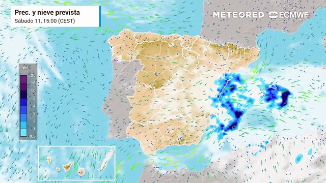 Inminentes lluvias muy intensas