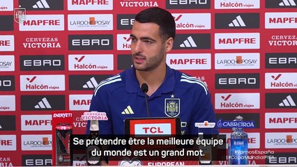 Pour Merino, l'Espagne est bien "la meilleure équipe du monde"