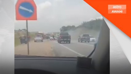 2 maut,3 cedera parah membabitkan kemalangan di lebuhraya Senai-Desaru