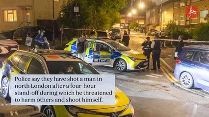 Man shot by Met Police after making threats to kill