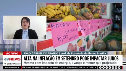 Alta na inflação em setembro pode impactar juros; professor de economia comenta