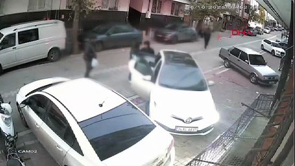 Serdar Öktem suikastında tetikçilerin hücre evinden çıktığı anlar kamerada