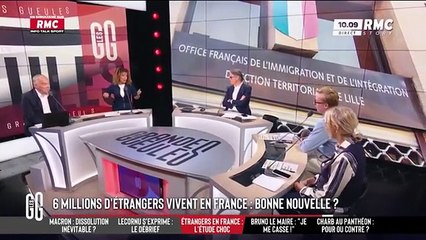 Emission TV : Les Grandes Gueules sur RMC Story 6 millions d'étrangers en France (Octobre 2025)
