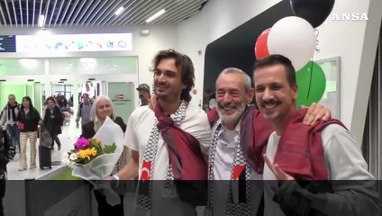 Rientrati a Torino tre attivisti della Flotilla bis: "Da Israele trattati in modo crudele"