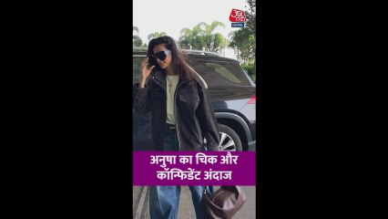 अनुषा दांडेकर का दिखा स्टाइलिश लुक