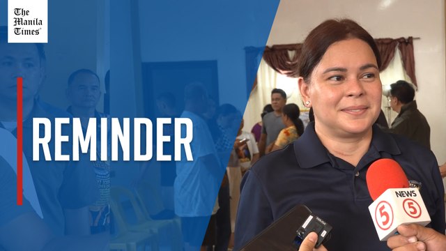 Sara urges public to 'remain prepared' after quakes in Cebu, Davao